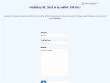 Tablet Screenshot of mediakey.dk